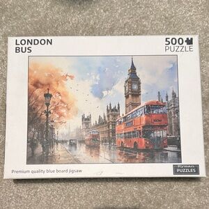 London Bus Jigsaw Puzzle - 500 Pieces
